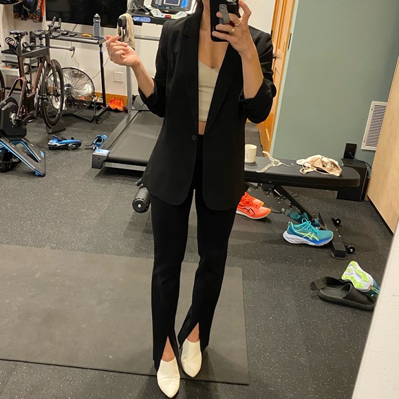 Tan Zara Faux leather crop top Tank top XS - Picture 3 of 13